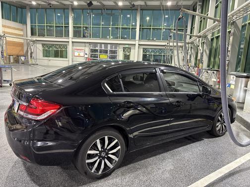Black 2015 Honda Civic EX-L
