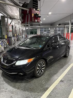Black 2015 Honda Civic EX-L