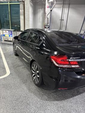 Black 2015 Honda Civic EX-L