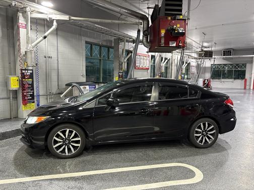 Black 2015 Honda Civic EX-L