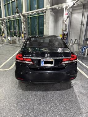 Black 2015 Honda Civic EX-L
