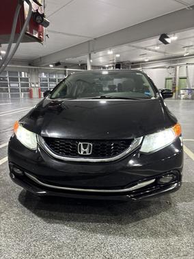 Black 2015 Honda Civic EX-L