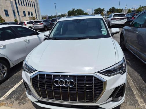 White 2023 Audi Q3 45 S line Premium Plus