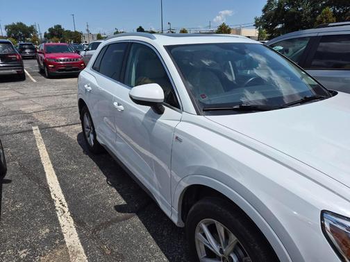 White 2023 Audi Q3 45 S line Premium Plus