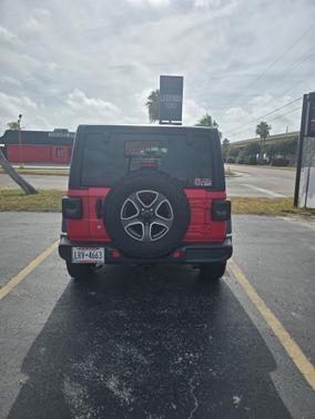 Red 2020 Jeep Wrangler Unlimited Sport