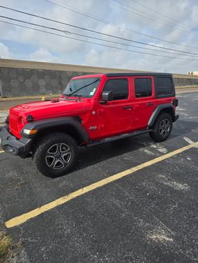 Red 2020 Jeep Wrangler Unlimited Sport