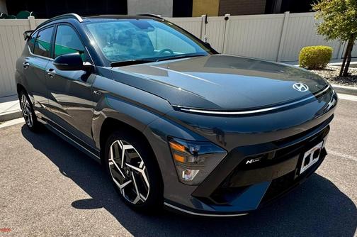 Gray 2025 Hyundai KONA N Line