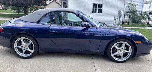 Blue 2002 Porsche 911 911 Carrera Cabriolet