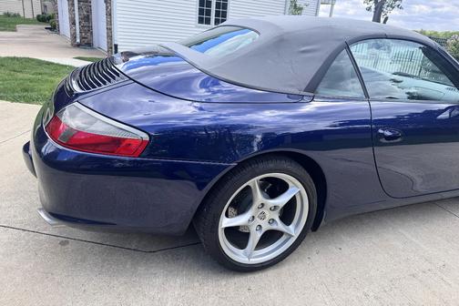 Blue 2002 Porsche 911 911 Carrera Cabriolet