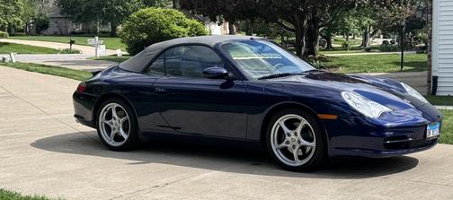 Blue 2002 Porsche 911 911 Carrera Cabriolet
