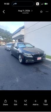 Gray 2016 BMW 528 i