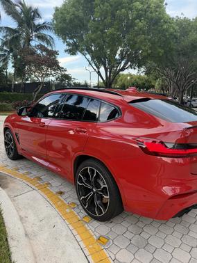 Red 2020 BMW X4 M Competition