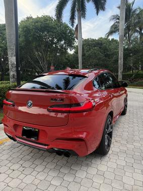 Red 2020 BMW X4 M Competition
