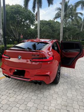 Red 2020 BMW X4 M Competition