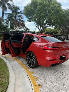 Red 2020 BMW X4 M Competition