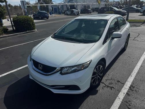 White 2014 Honda Civic EX