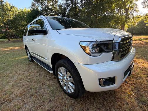 White 2021 Toyota Sequoia Platinum