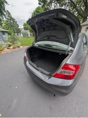 Gray 2012 Honda Civic EX
