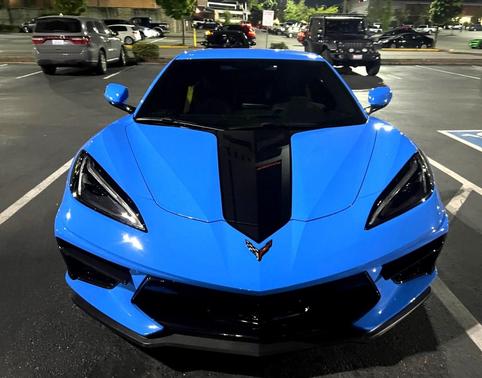 Blue 2022 Chevrolet Corvette Stingray w/1LT