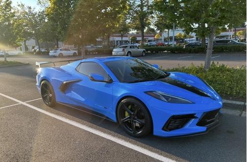Blue 2022 Chevrolet Corvette Stingray w/1LT