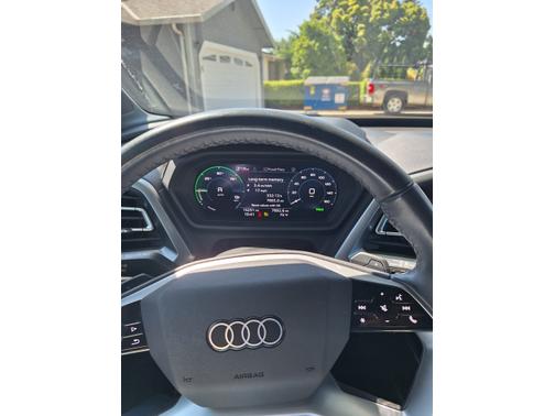 White 2024 Audi Q4 e-tron 55 Premium