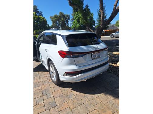 White 2024 Audi Q4 e-tron 55 Premium