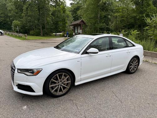White 2017 Audi A6 2.0T Premium