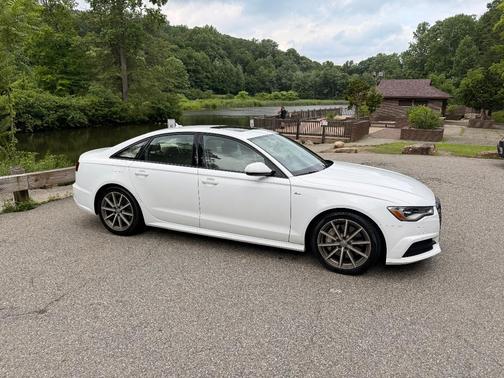 White 2017 Audi A6 2.0T Premium