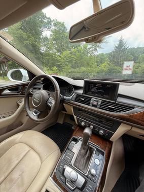 White 2017 Audi A6 2.0T Premium