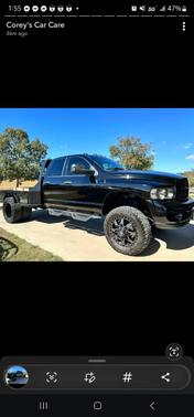 Black 2003 Dodge Ram 3500 SLT Quad Cab