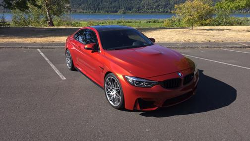 Orange 2017 BMW M4 Base