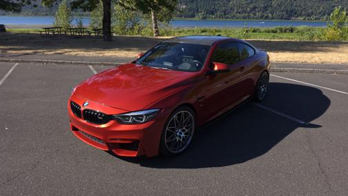 Orange 2017 BMW M4 Base