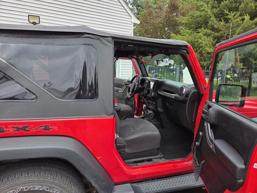 Red 2015 Jeep Wrangler Sport