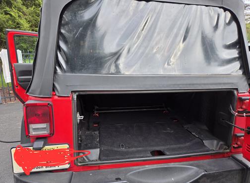 Red 2015 Jeep Wrangler Sport