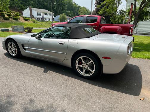 Silver 2001 Chevrolet Corvette Base