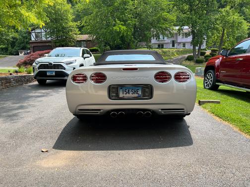 Silver 2001 Chevrolet Corvette Base