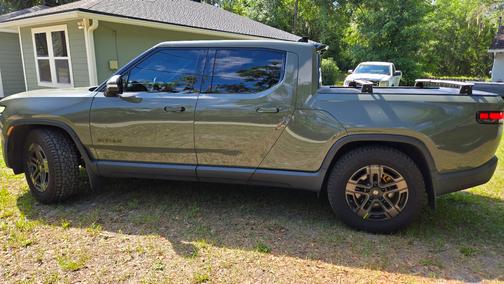 Green 2022 Rivian R1T Launch Edition