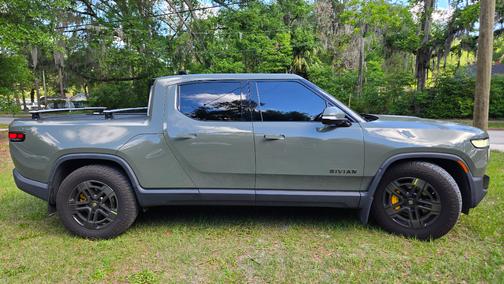 Green 2022 Rivian R1T Launch Edition