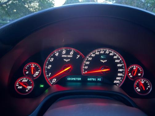 Red 2007 Chevrolet Corvette Base
