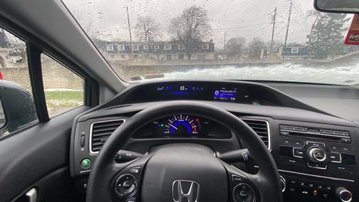 Gray 2015 Honda Civic LX