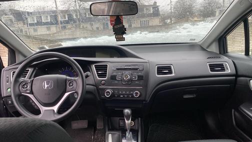 Gray 2015 Honda Civic LX