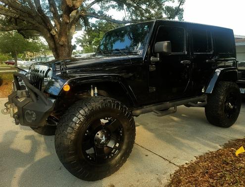 Black 2011 Jeep Wrangler Unlimited Sahara