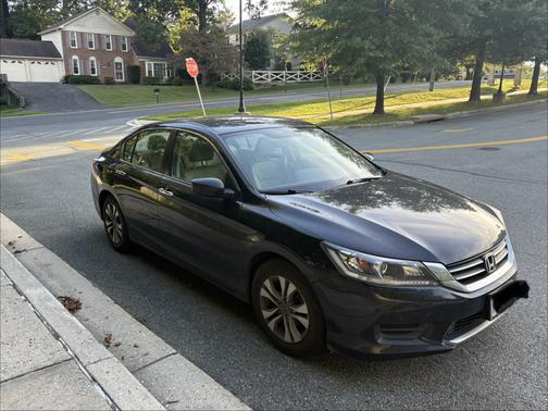 Black 2015 Honda Accord LX