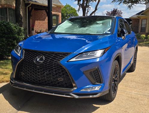 Blue 2022 Lexus RX 350 F SPORT Handling