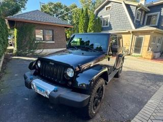 Black 2012 Jeep Wrangler Sahara