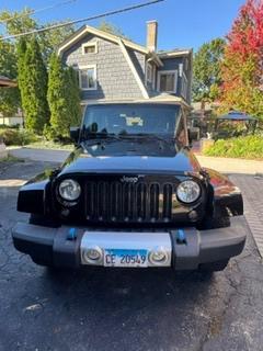 Black 2012 Jeep Wrangler Sahara