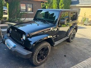 Black 2012 Jeep Wrangler Sahara