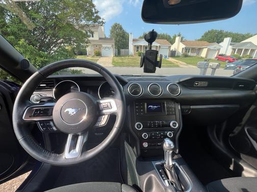 Blue 2020 Ford Mustang EcoBoost