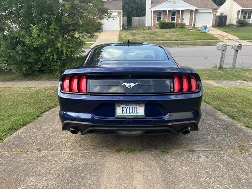 Blue 2020 Ford Mustang EcoBoost