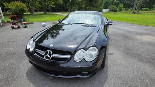 Black 2003 Mercedes-Benz SL-Class SL55 AMG